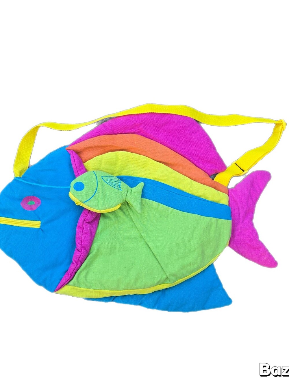 90s Colorful Fish Beach Bag - Picture 4 of 7